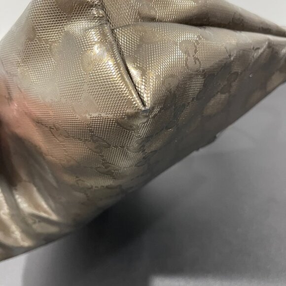 Gucci GG Imprime Tote Brown Metallic (174386) - Picture 5 of 12